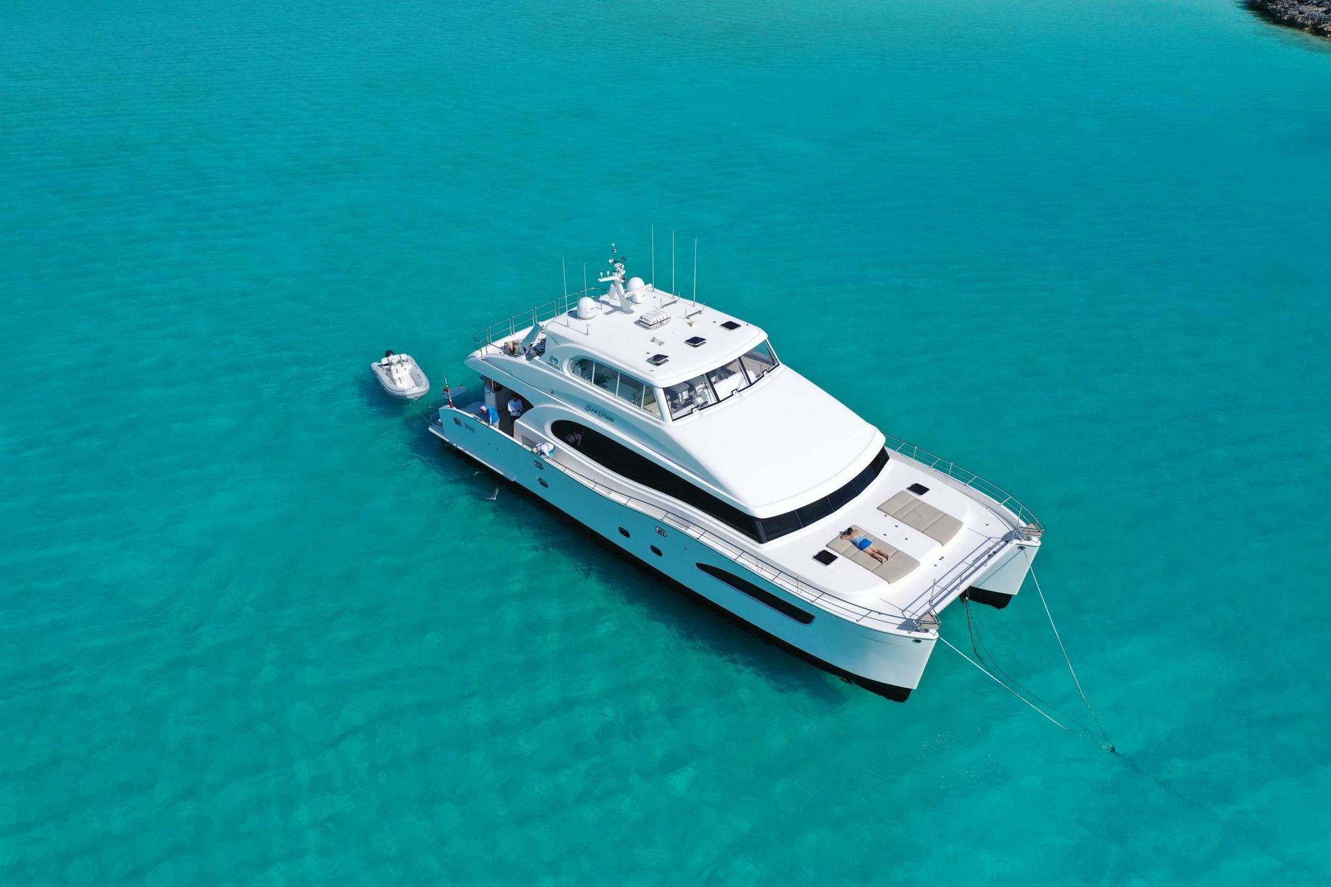 Seaglass motor catamaran 74