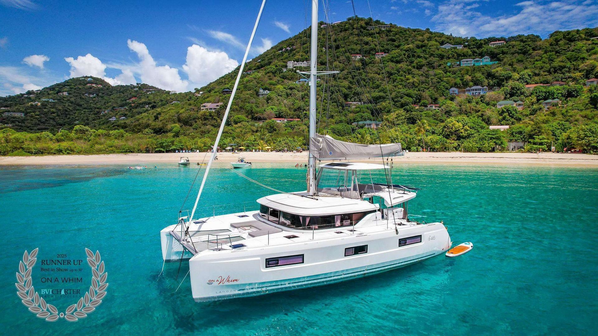 On the Whim III Charter yacht catamaran